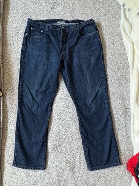 L.L. Bean Men's Relaxed Fit Jeans - Dark Blue Denim